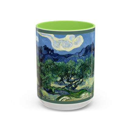 Olive Trees by Vincent Van Gogh Colorful Mugs (11oz, 15oz)
