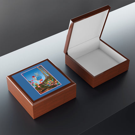 Periwinkle Painting the Petals by Ida Outhwaite Jewelry Box