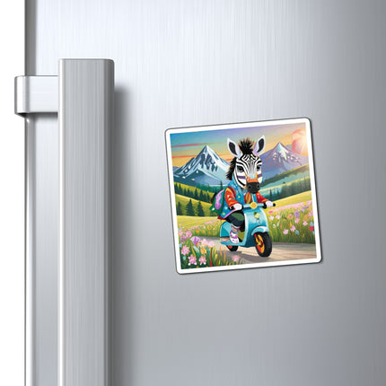 Stripes on Wheels Magnet (3 Sizes)