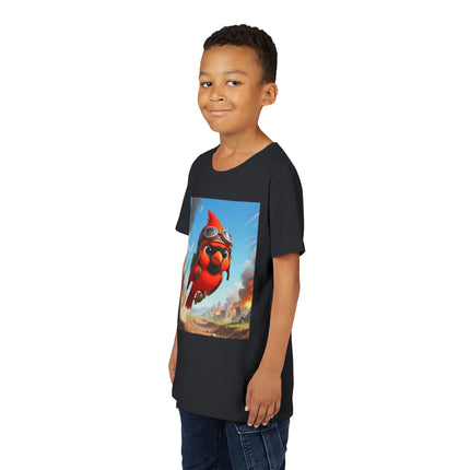 Cardinal Dive Bomber Youth Short Sleeve Tee