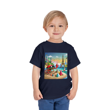 Crab Architect Toddler Short Sleeve Tee