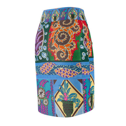 Floral Design by Emile-Alain Séguy Women's Pencil Skirt (AOP)