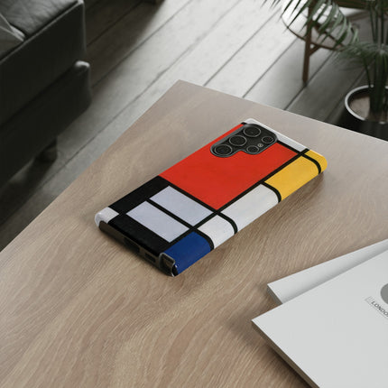 Composition with Red, Yellow, Blue, and Black by Piet Mondrian Phone Cases