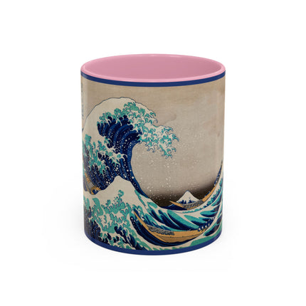The Great Wave off Kanagawa by Katsushika Hokusai Colorful Mugs (11oz, 15oz)
