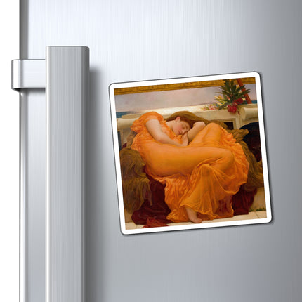 Flaming June by Frederic Leighton Magnets (3 Sizes)