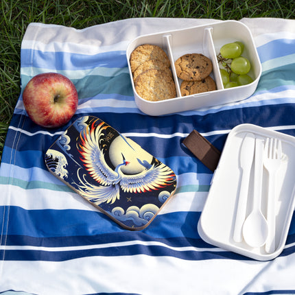 Majestic White Crane Bento Lunch Box
