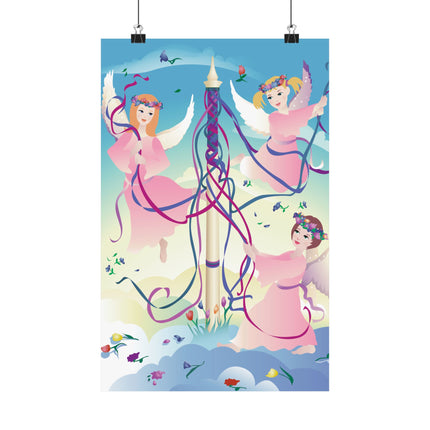 Angelic Revelry Premium Matte Vertical Posters