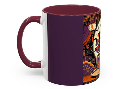 Theatrical Halloween Mice on Teacup Colorful Mugs (11oz, 15oz)