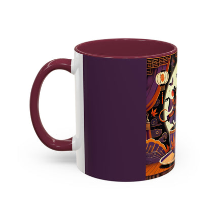 Theatrical Halloween Mice on Teacup Colorful Mugs (11oz, 15oz)