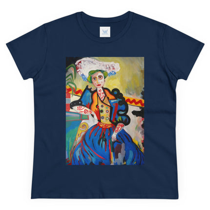 A Mulher by Amadeo de Souza-Carosa Women's Midweight Cotton Tee