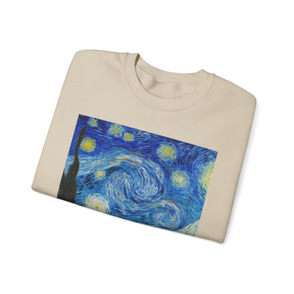 The Starry Night by Vincent Van Gogh Heavy Blend™ Crewneck Sweatshirt
