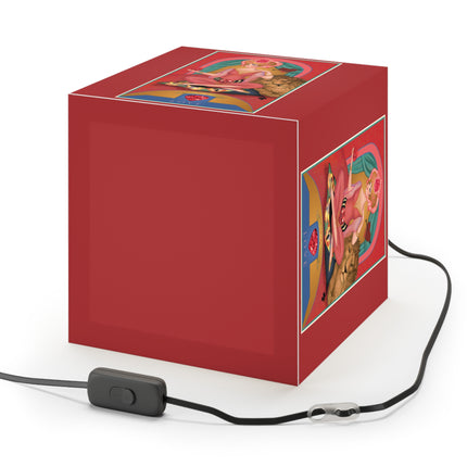 July & Ruby Zodiac Light Cube Lamp