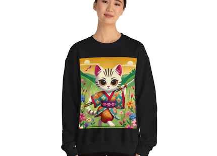Samurai Kitten Unisex Heavy Blend™ Crewneck Sweatshirt