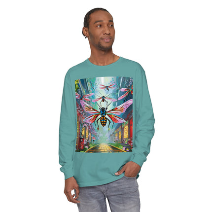 Neon Swarm Long Sleeve T-Shirt