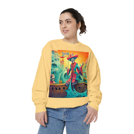 Skeleton Crew of the Misty Seas Unisex Garment-Dyed Sweatshirt
