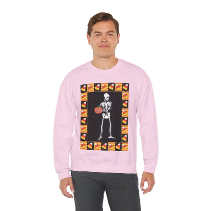 Candy Corn Skeleton Unisex Heavy Blend™ Crewneck Sweatshirt