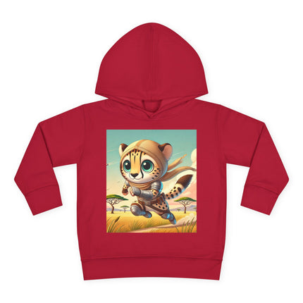 Swift Cheetah Toddler Pullover Fleece Hoodie