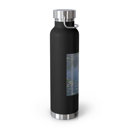 Water Lilies by Claude Monet Copper Vacuum Insulated Bottle, 22oz