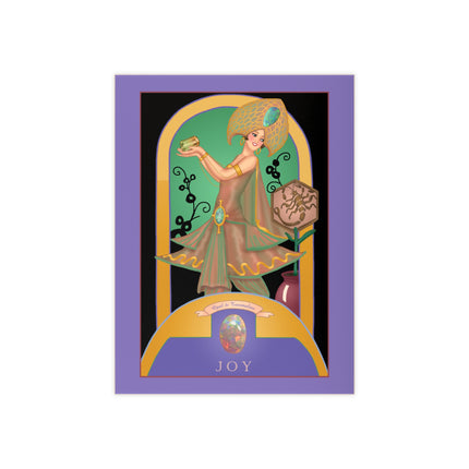 October & Opal, Tourmaline Ceramic Tile — Gem Series by Sofia Chiostri