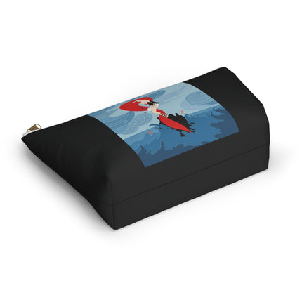 Siren of the Waves Cosmetic Bag – Dramatic Sea Power & Bold Elegance