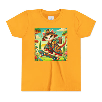 Dragon Dance on Wheels Youth Short Sleeve Tee