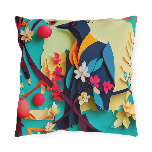 Curious Crow Outdoor Pillows