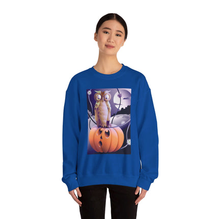 The Startled Pumpkin Unisex Heavy Blend™ Crewneck Sweatshirt