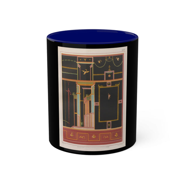 Pompeii Walls Pl.04 by Victor Steeger Colorful Mugs, 11oz