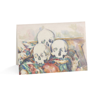 The Three Skulls by Paul Cézanne Greeting Cards (1, 10, 30, and 50pcs)