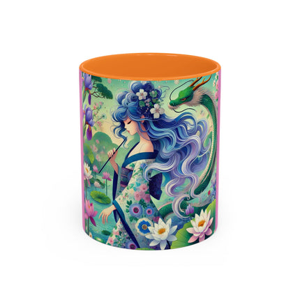 Fairy of the Koi Pond Colorful Mugs (11oz, 15oz)