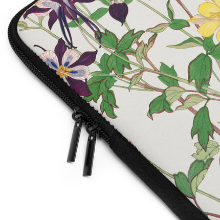 Aquilegia Flower by Tanigami Kônan Laptop Sleeve