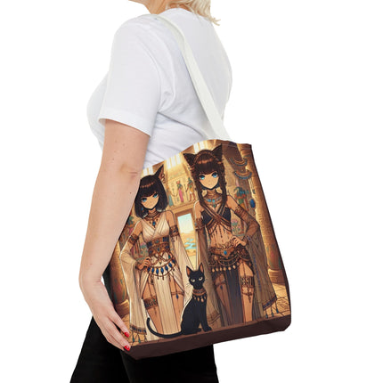 The Egyptian Priestess Cats Tote Bag – Temple Guardians & Ancient Grace