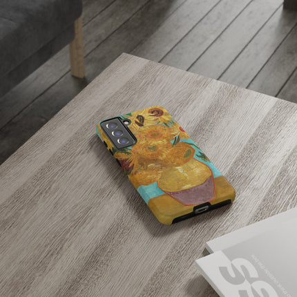 Vase with Twelve Sunflowers by Vincent Van Gogh Phone Cases