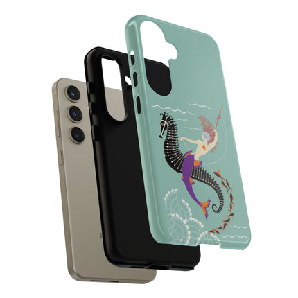 Mermaid on Seahorse Phone Case – Mythic Ocean Grace