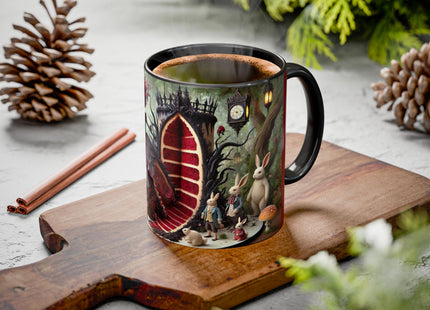 Malice in Wonderland – Gothic Halloween Colorful Mugs (11oz, 15oz)