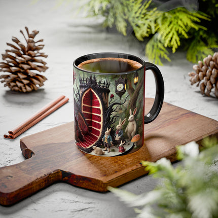 Malice in Wonderland – Gothic Halloween Colorful Mugs (11oz, 15oz)