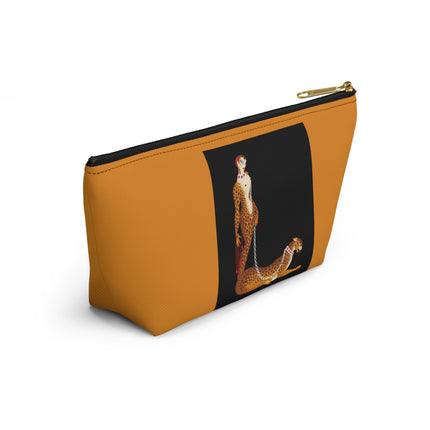 Leopard Queen Cosmetic Bag – Wild Glamour & Art Deco Elegance