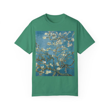 Almond Blossom by Vincent van Gogh Unisex Garment-Dyed T-shirt