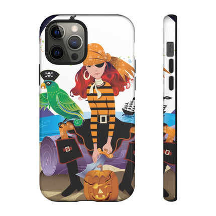 Moonlit Pirate Halloween Phone Cases