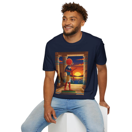 Ra Egyptian Sun God T-Shirt – Ancient Power & Sunset Majesty