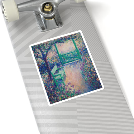 The Artist’s Garden (The Green Chair) by Theodore Earl Butler Kiss-Cut Stickers (4 Sizes)