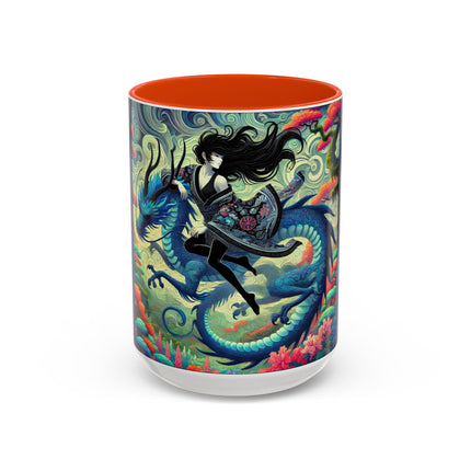 Mystic Guardian of the Sky Light Colorful Mugs (11oz, 15oz)