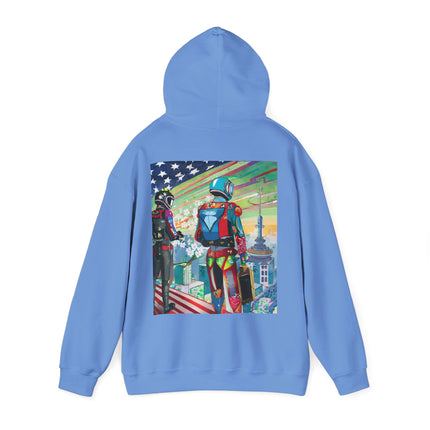 NSA Cyber Punk Computer Hacking Team – Heavy Blend™ Hooded Sweatshirt