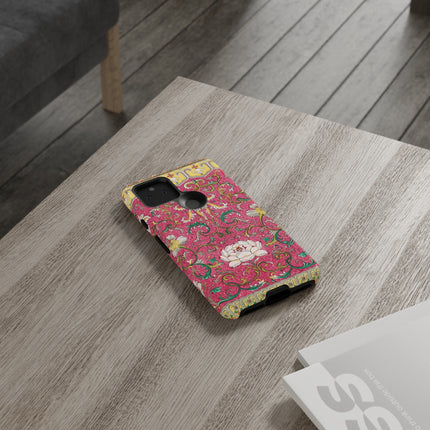 Pink Floral Pattern by Owen Jones Phone Cases