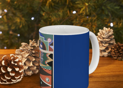 Collection decors et couleurs Pl.03 by Georges Valmiers Ceramic Mug 11oz