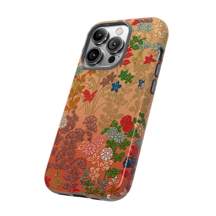 Ornamental Japanese Flower Pattern Phone Cases