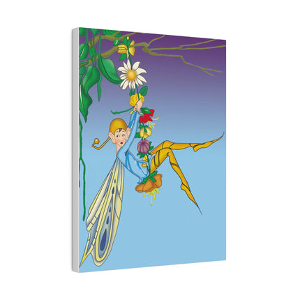 Whimsical Fairy Swing – Lydia Hine’s Enchanted Art Deco Illustration
