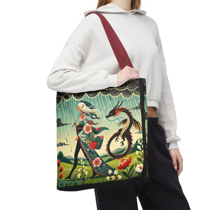 The Dragon Fairy’s Stride Tote Bag – Grace, Strength & Mythic Adventure