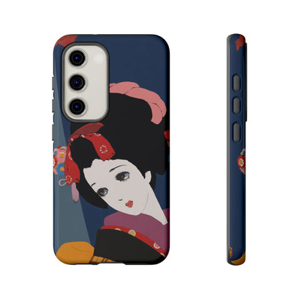 Geisha Portrait Phone Case – Elegant Beauty & Timeless Grace