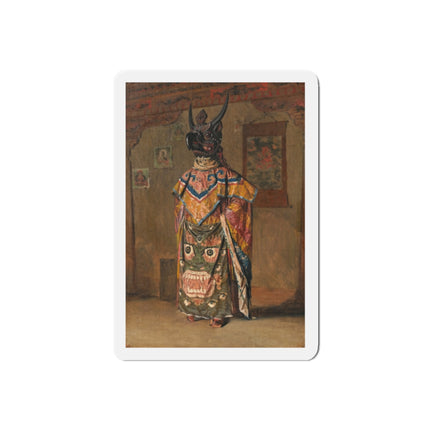 A Buddhist Lama at a Feast at Pemionchi Monastery by Vasily Vereshchagin Die-Cut Magnets (5 Sizes)